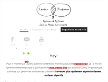 Tablet Screenshot of leader-blogueur.com
